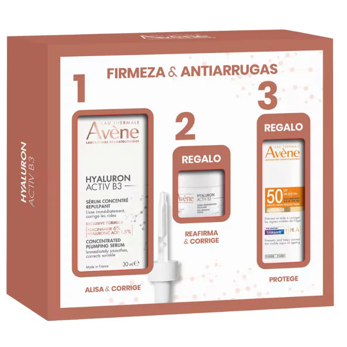 AVÈNE Avene Hyaluron Activ B3 – Serum Concentrated Plumping Serum 30 ml Unisex, Set 3 Pieces