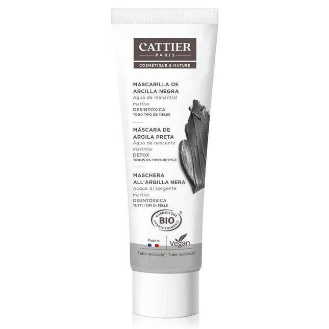 Cattier Paris Cattier Mascarilla Arcilla Negra Unisex, 100 ml