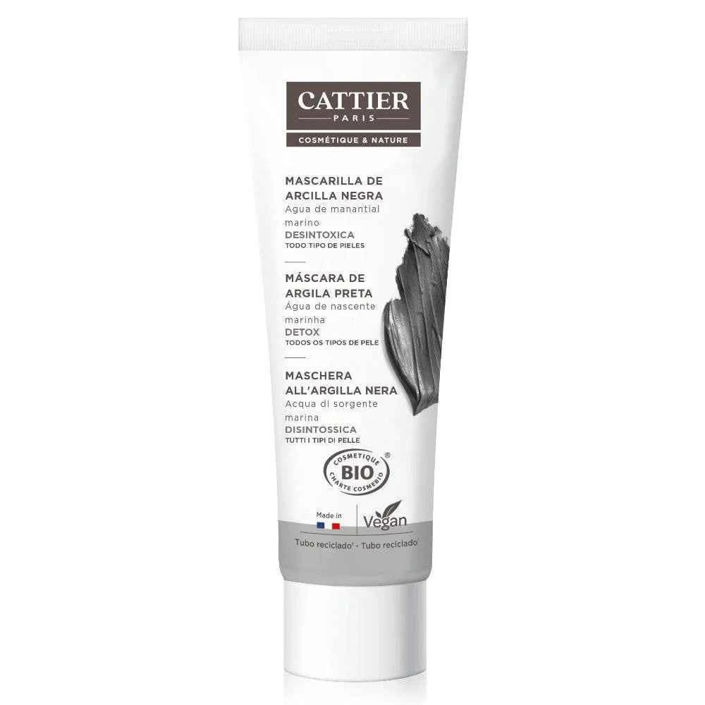 Cattier Paris Cattier Mascarilla Arcilla Negra Unisex, 100 ml