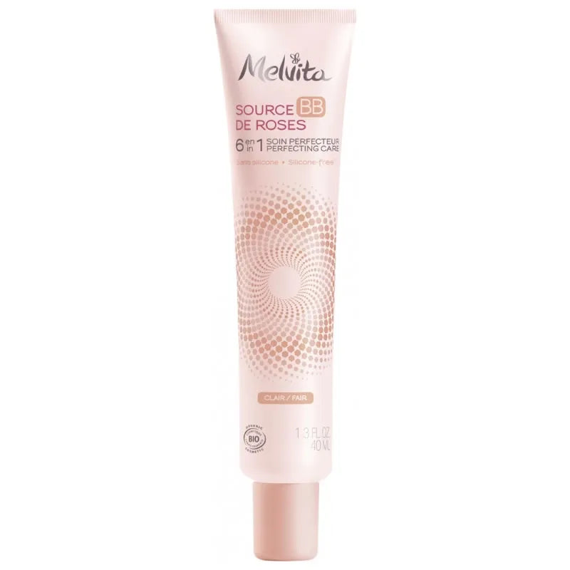 Melvita BB Cream Source De Roses Clair 6 In 1 Unisex, 40 ml
