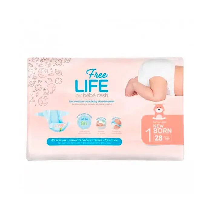 Freelife Baby Cash 1 Newborn Nappy 2-4 kg 28U