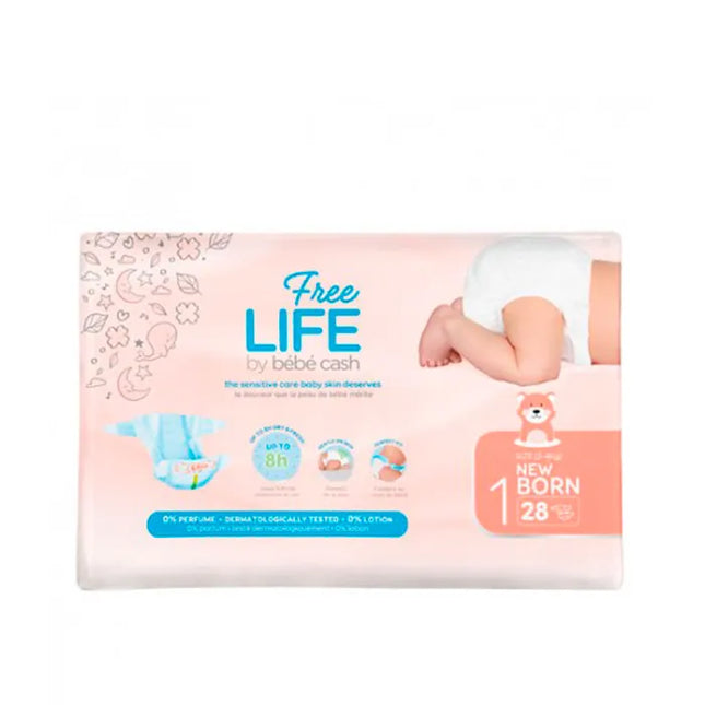 Freelife Bebé Cash Nappy New Born 1 2-4 kg 28U