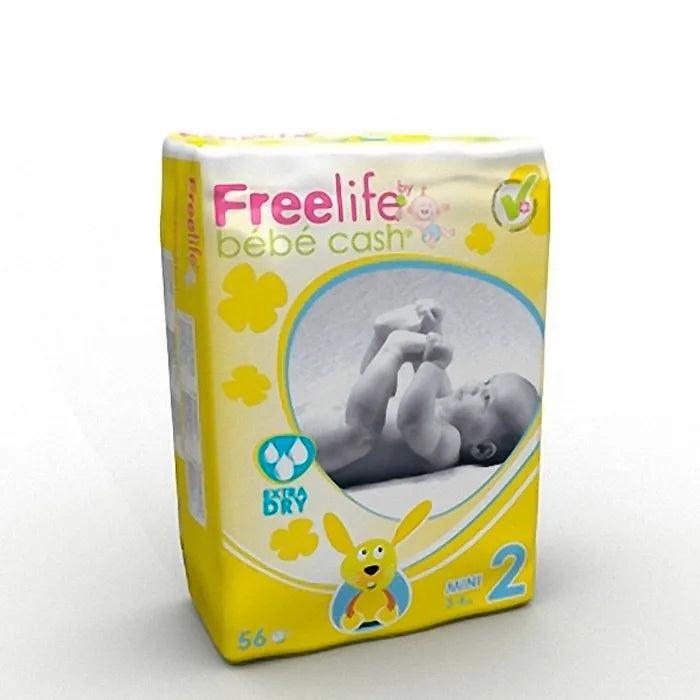 Freelife Bebe Cash Nappy 2 Mini 3-6 kg 56U