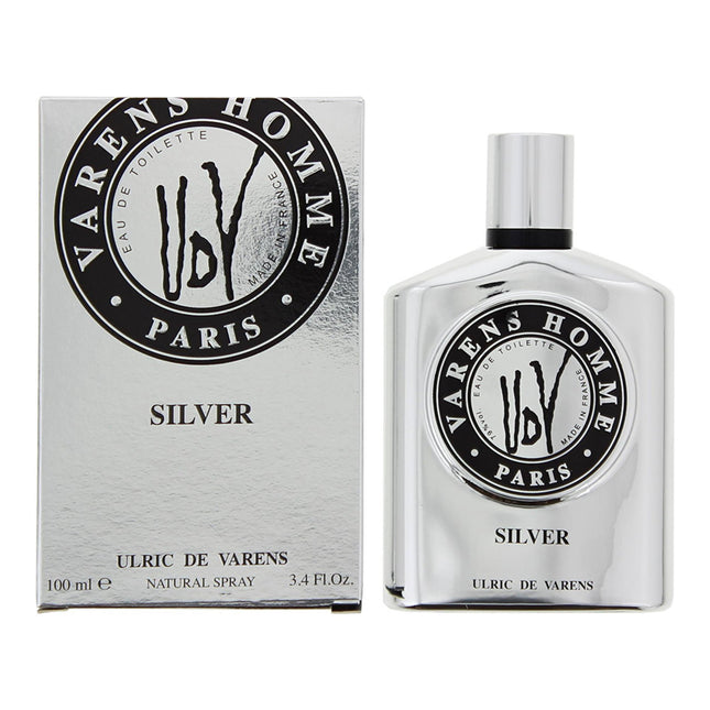 Ulric De Varens UDV Silver – Eau de Toilette for Men, 100 ml