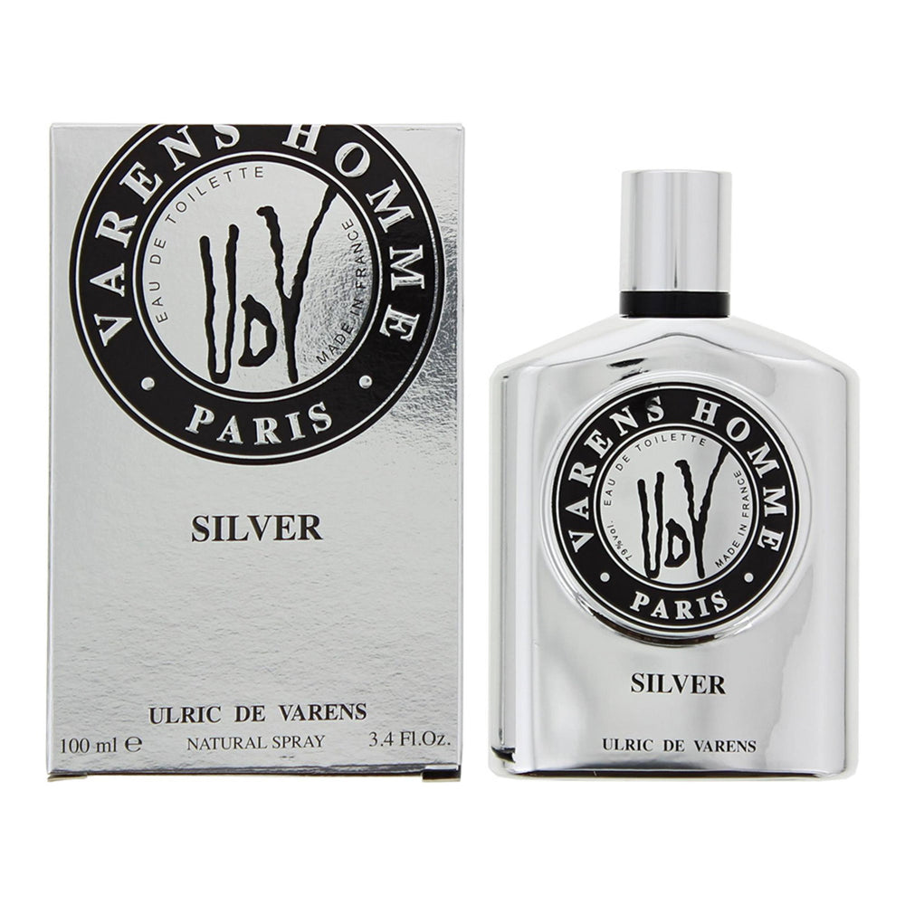 Ulric De Varens UDV Silver – Eau de Toilette for Men, 100 ml