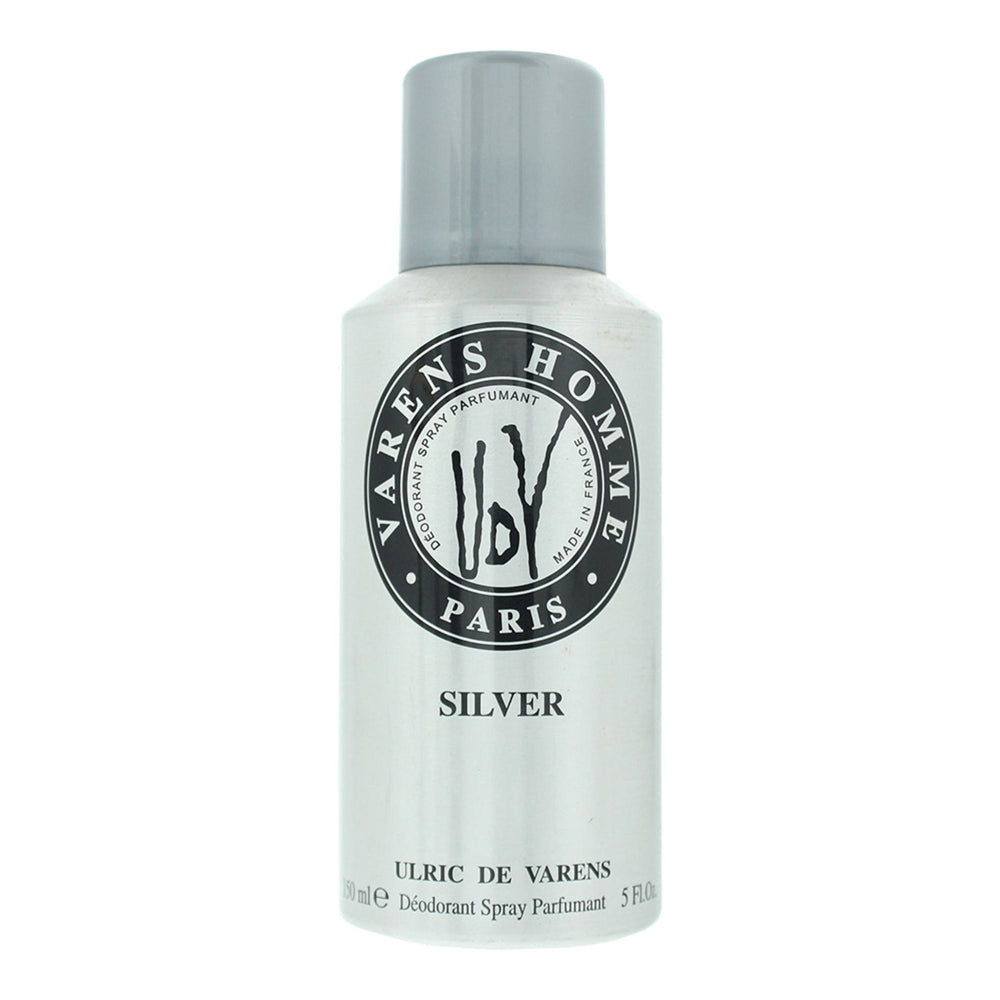 Ulric De Varens UDV Silver – Deodorant Spray for Men, 150 ml