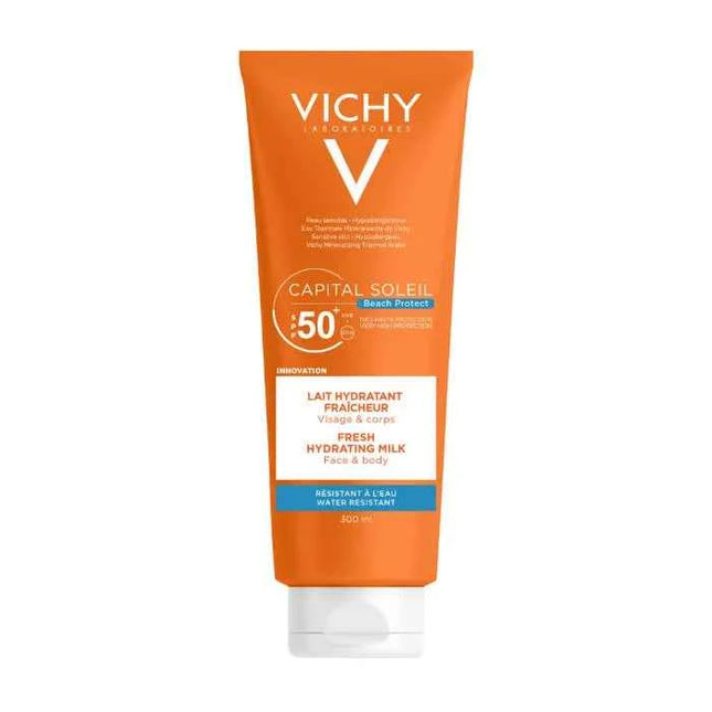 Vichy Capital Soleil Face And Body Milk Spf50 Unisex, 300 ml