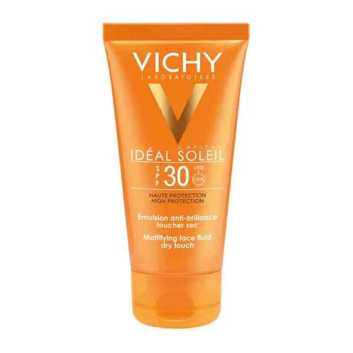 Vichy Ideal Soleil Mattifying Face Fluid Dry Touch Spf30 Unisex, 50 ml
