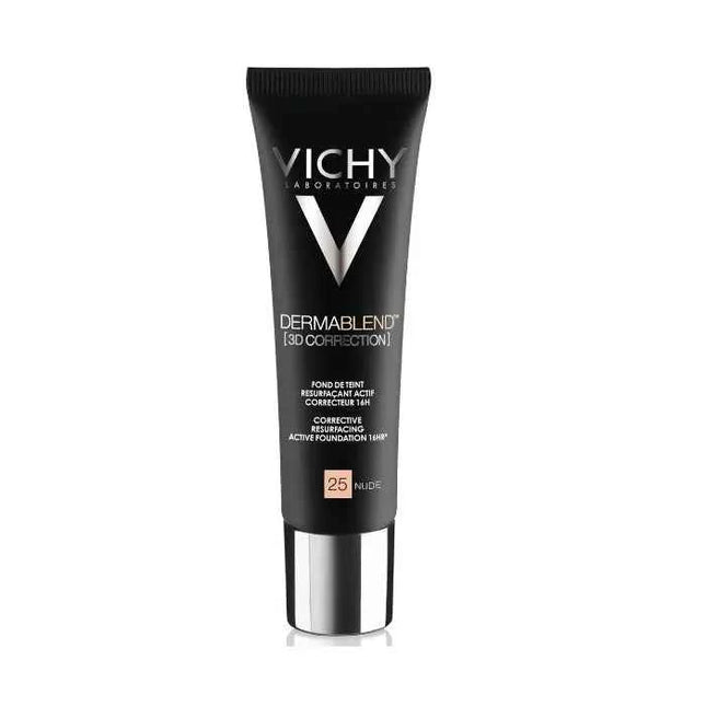 Vichy Dermablend 3D Correction – Foundation Oily Skin 25 Nude Unisex, 30 ml