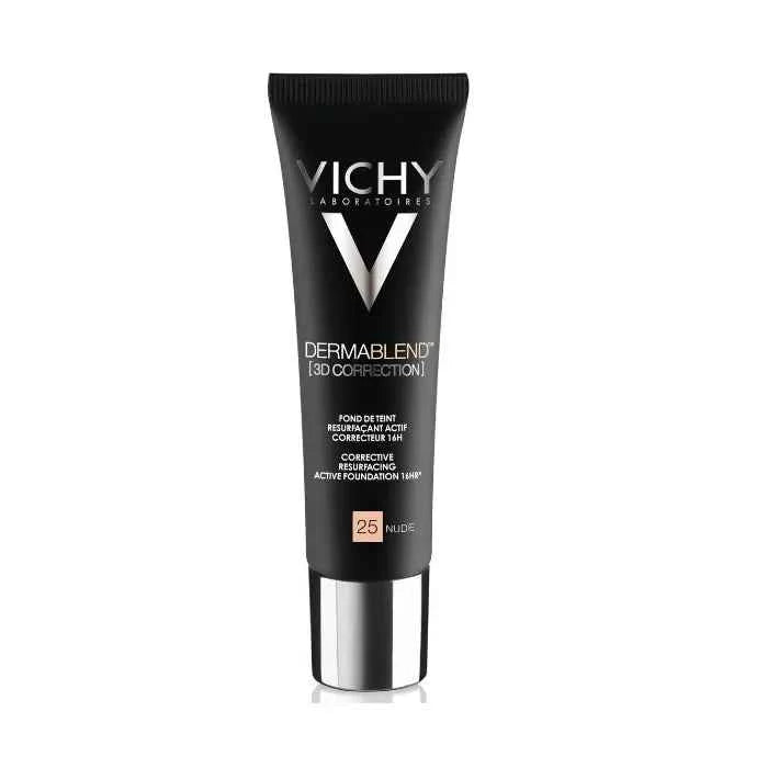 Vichy Dermablend 3D Correction – Foundation Oily Skin 25 Nude Unisex, 30 ml