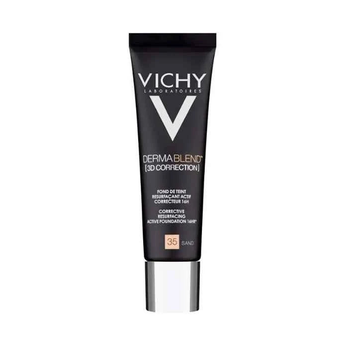 Vichy Dermablend 3D Correction – Foundation Oily Skin 35 Sand Unisex, 30 ml