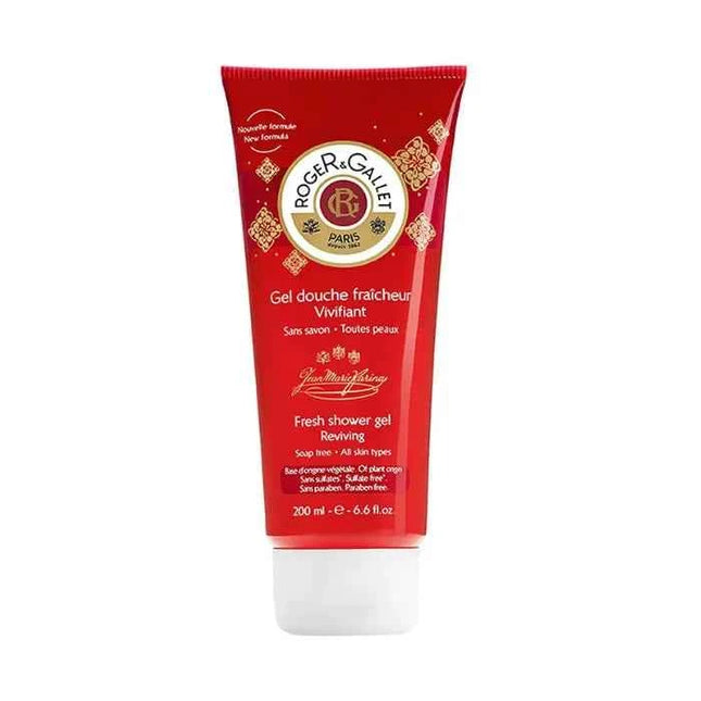 Roger & Gallet Jean Marie Farina Fresh Shower – Gel Reviving Unisex, 200 ml