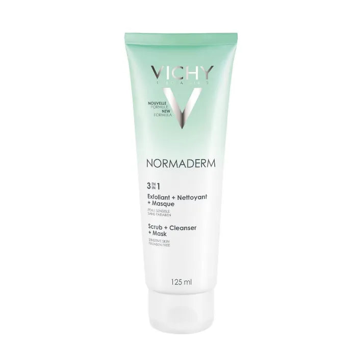 Vichy Normadem 3 In 1 Cleanser Unisex, 125 ml