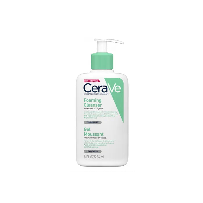 Cerave Foaming Cleanser Unisex, 236 ml
