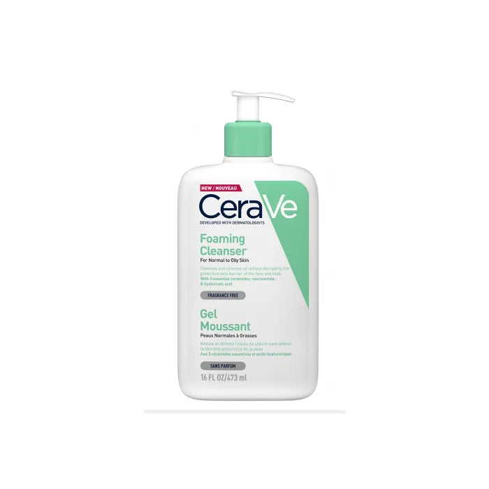 Cerave Foaming Cleanser Unisex, 473 ml
