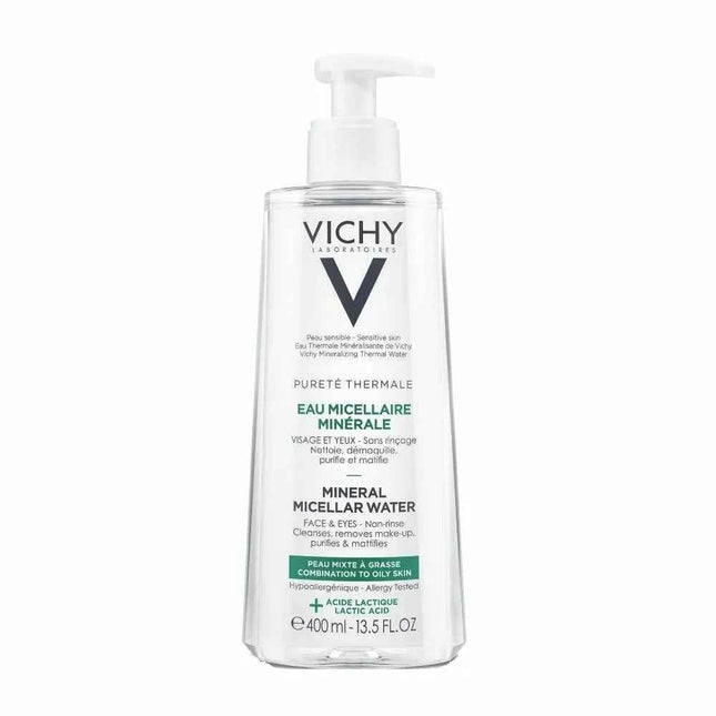 Vichy Purete Thermale Micellar Water Mixed Oily Skin, 400 ml