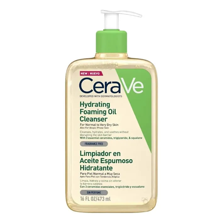 Cerave Moisturising Foaming Cleansing Oil Unisex, 473 ml