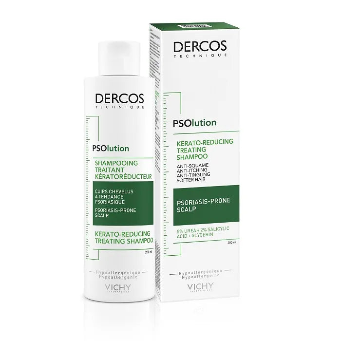 Vichy Dercos Psolution – Shampoo Keratoreducing Treatment Unisex, 200 ml