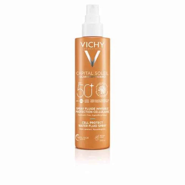 Vichy Capital Soleil – Spray Invisible Protection Cellulaire Unisex, 200 ml