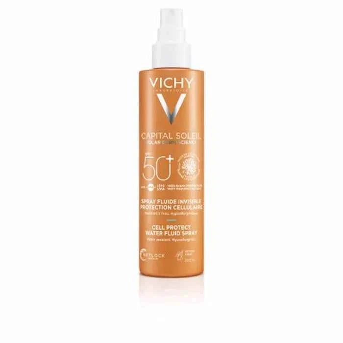 Vichy Capital Soleil – Spray Invisible Protection Cellulaire Unisex, 200 ml