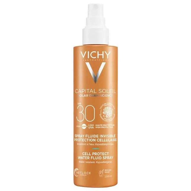 Vichy Capital Soleil Invisible Fluid – Spray Spf30 Unisex, 200 ml