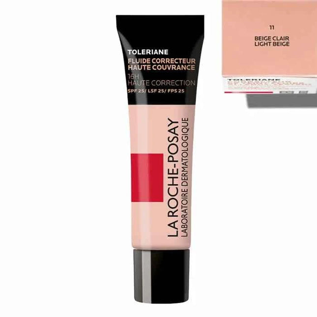 LA Roche-posay La Roche Posay Toleriane Full Coverage Makeup Spf25 11 Light Beige Unisex, 30 ml