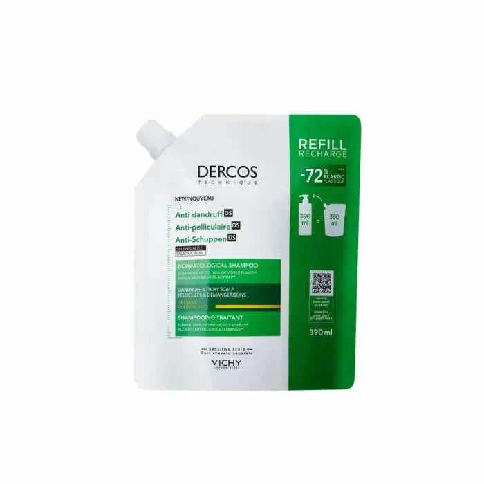 Vichy Dercos Anti Dandurff – Shampoo Dray Hair Unisex, 390 ml Refill