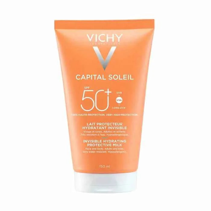 Vichy Capital Soleil Invisible Hydrating Protective Milk SPF50+ Unisex, 150 ml