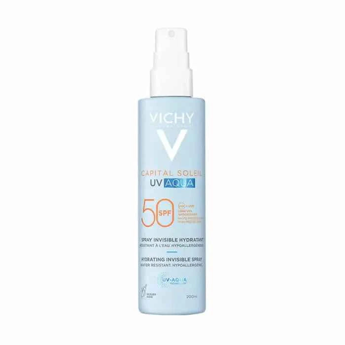 Vichy Capital Soleil UV Aqua Hydrating Invisible – Spray Spf50 Unisex, 200 ml