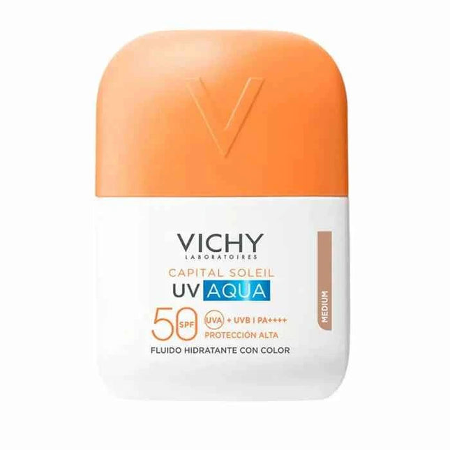 Vichy Capital Soleil UV Aqua Hydrating Fluid Tinted Spf50+ 50 ml Medium Unisex