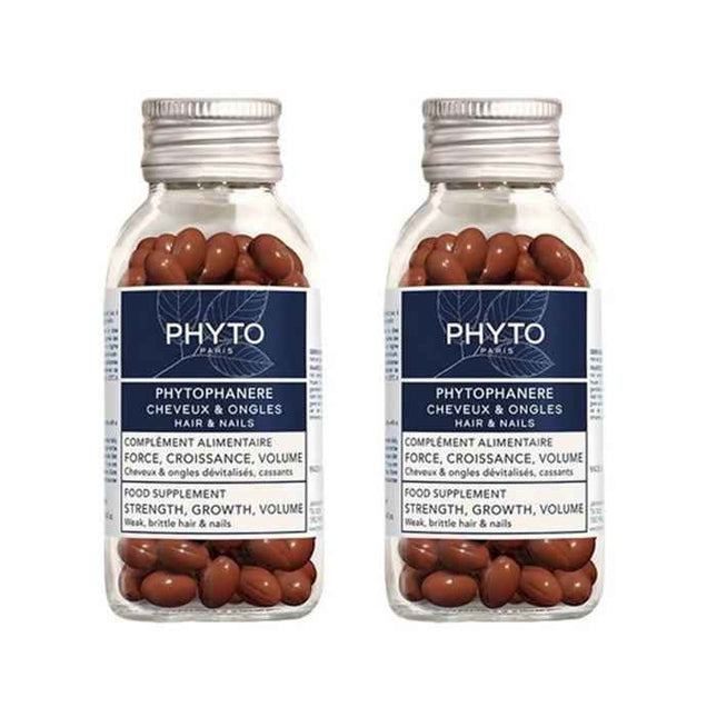 Phyto Paris Phytophanére Hair And Nails 2x Unisex, 120 capsules