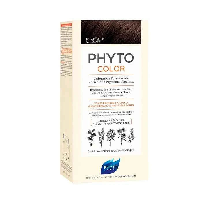 Phyto Paris Phyto Hair Colour By Phytocolor 5 Light Brown Unisex, 180 g