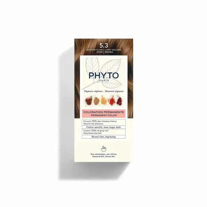 Phyto Paris Phyto Hair Colour By Phytocolor 5.3 Light Golden Brown Unisex, 180 g