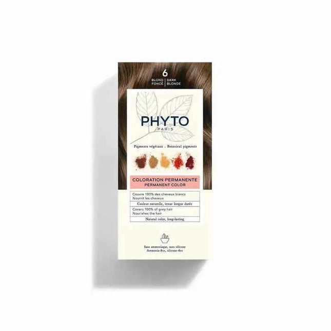 Phyto Paris Phyto Hair Colour By Phytocolor 6 Dark Blonde Unisex, 180 g
