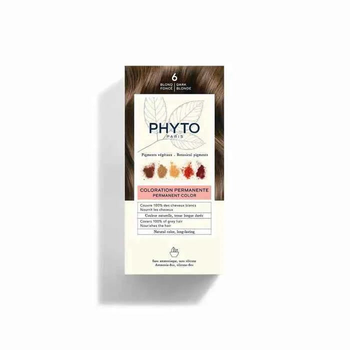 Phyto Paris Phyto Hair Colour By Phytocolor 6 Dark Blonde Unisex, 180 g