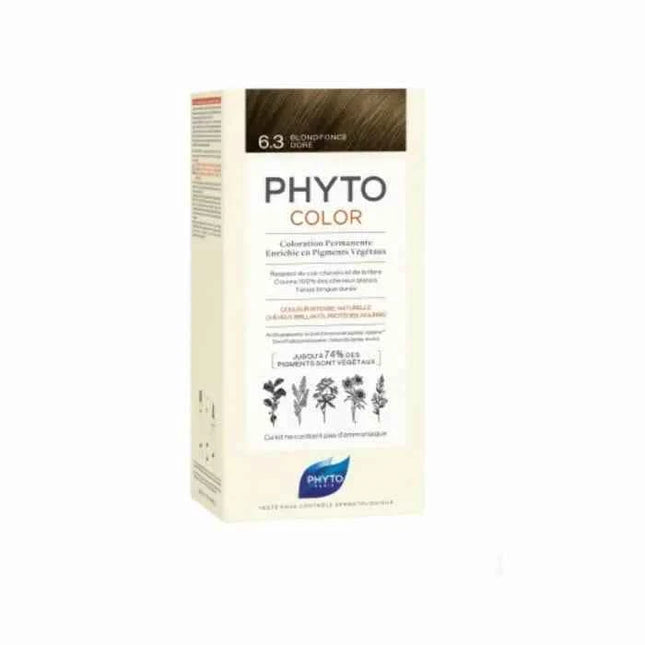 Phyto Paris Phyto Hair Colour By Phytocolor 6.3 Dark Golden Blonde Unisex, 180 g