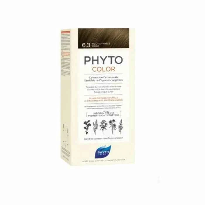 Phyto Paris Phyto Hair Colour By Phytocolor 6.3 Dark Golden Blonde Unisex, 180 g