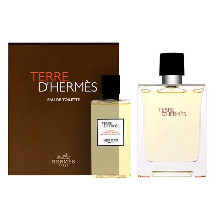 Hermès Terre D´Hermes – Eau de Toilette for Men Spray 100 ml, Set 2 Pieces