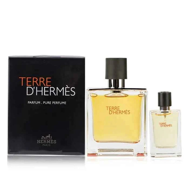 Hermès Hermes Terre D'hermes – Eau de Parfum for Men Spray 75 ml, Set 2 Pieces