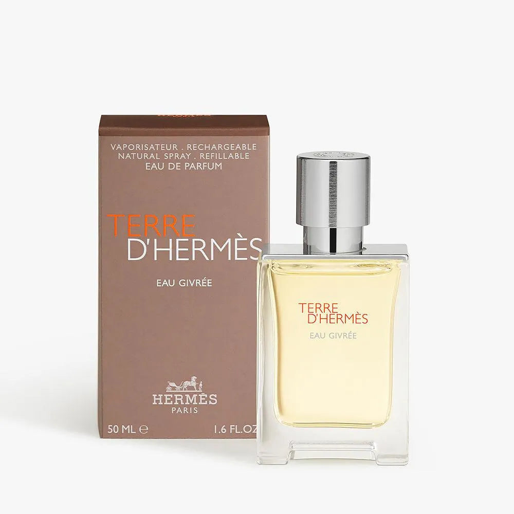 Hermès Terre D'hermès Eau Givrée – Eau de Parfum for Men Refillable, 100 ml
