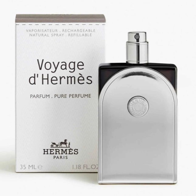 Hermès Hermes Voyage D'hermes Pure – Perfume Recargable for Women, 35 ml