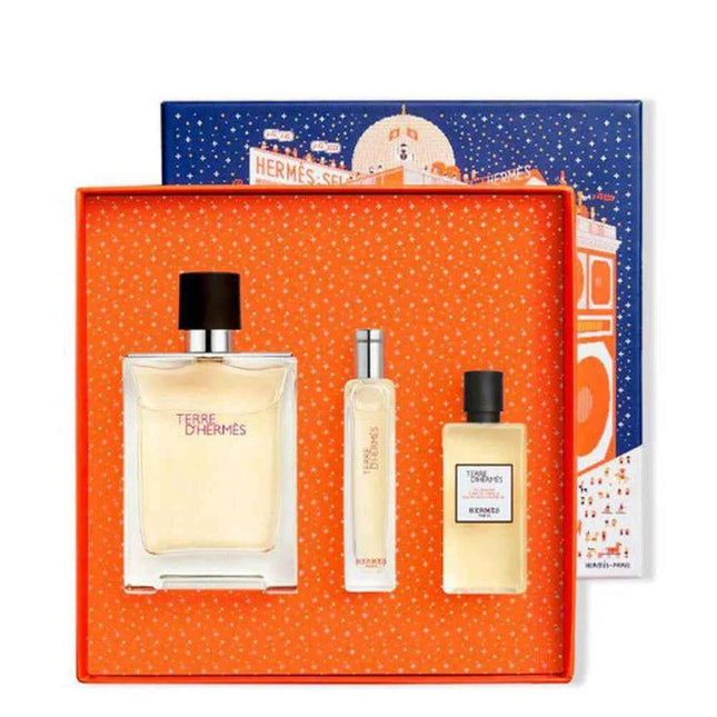 Hermès Hermes Terre – Eau de Toilette for Men 100 ml Gel Corporal 40 ml Spray De Viaje