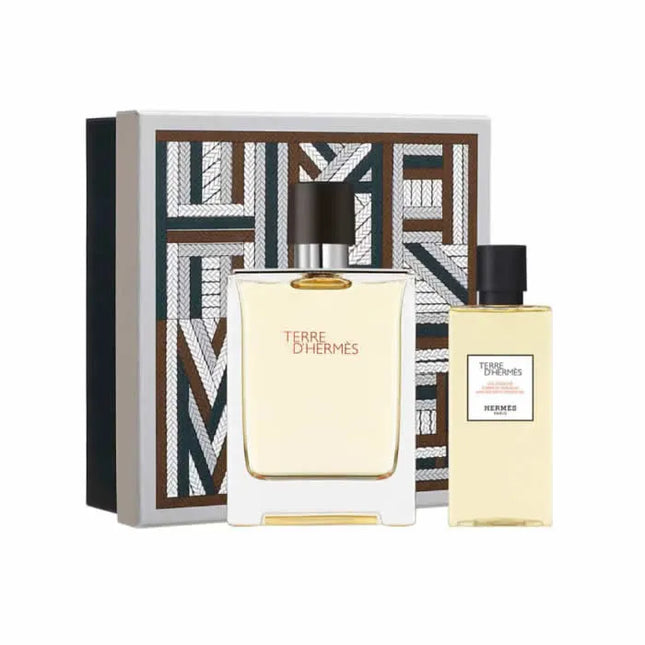 Hermès Terre D'Hermès – Eau de Toilette Unisex Spray 100 ml, Set 2 Pieces