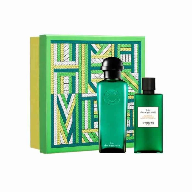 Hermès Eau D'Orange Verte – Eau de Cologne for Women Spray 100 ml, Set 2 Pieces