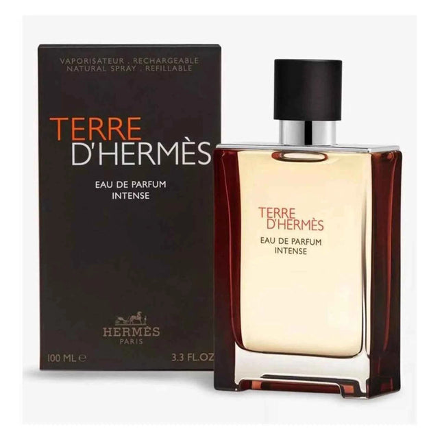 Hermès Hermes Paris Terre D'hermes – Eau de Parfum for Men Intense Rechargable, 100 ml Spray