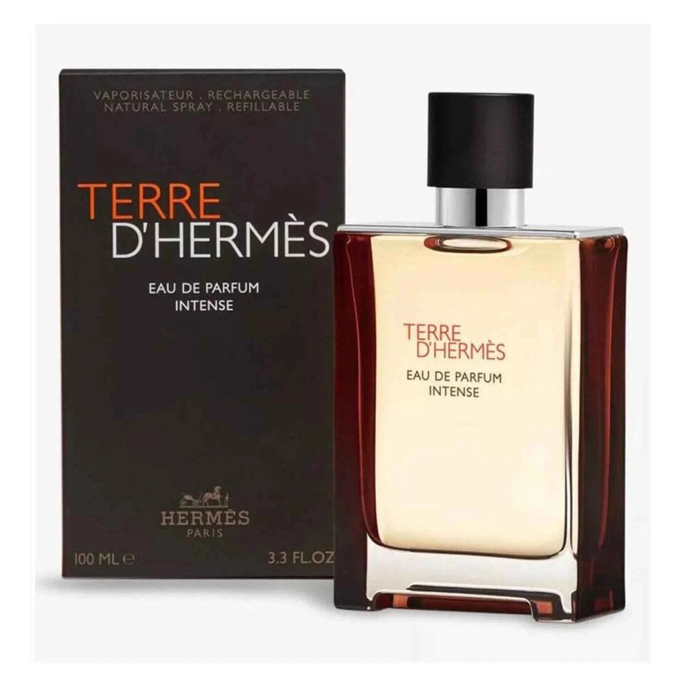 Hermès Hermes Paris Terre D'hermes – Eau de Parfum for Men Intense Rechargable, 100 ml Spray