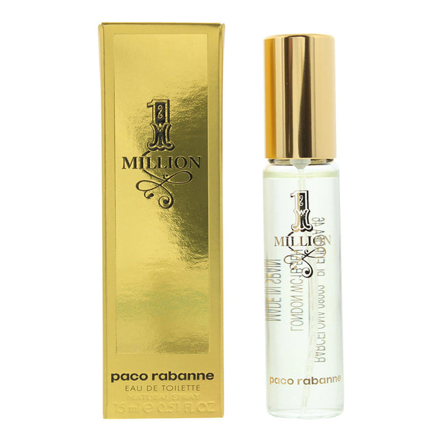 Paco Rabanne 1 Million – Eau de Toilette for Men, 15 ml