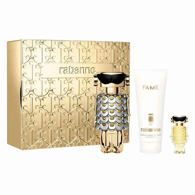 PACO Rabanne Fame – Eau de Parfum for Women Spray 80 ml, Set 3 Pieces