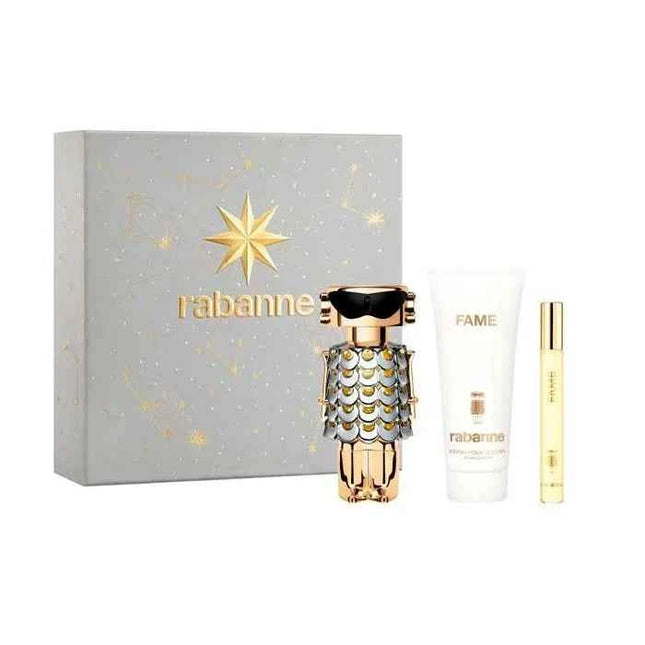 PACO Rabanne Fame – Eau de Parfum for Women Spray 50 ml, Set 3 Pieces