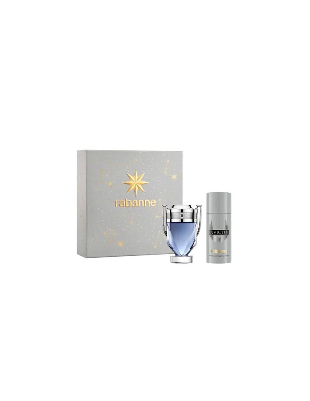 PACO Rabanne Invictus Set – Eau de Toilette for Men 100 ml Desodorante, 150 ml Spray